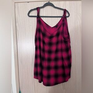 Torrid Plaid Sleeveless Women's Top